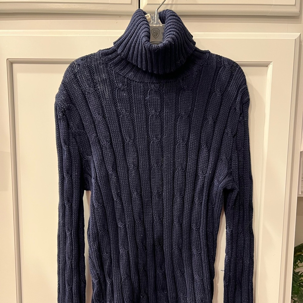 Ralph Lauren Navy Turtleneck Sweater XS